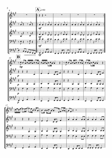 Wonderwall Brass Quintet Page 2