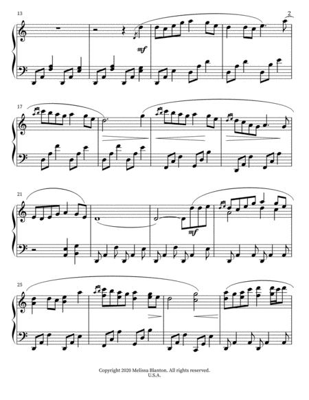 Wondrous Love Piano Solo Page 2