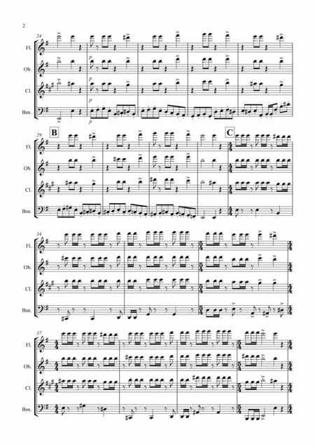 Woodwind Quartet No 3 Op 16 My Medieval Journey Page 2