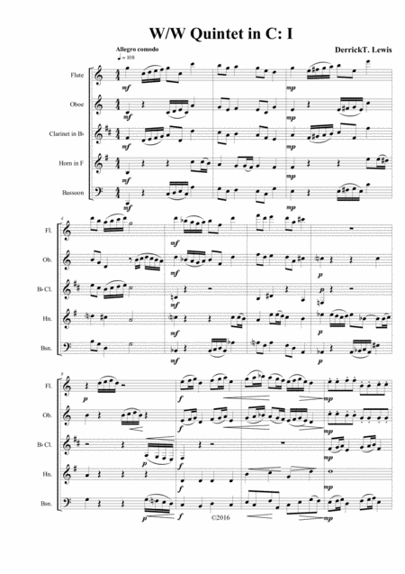 Woodwind Quintet First Mvt Allegro Page 2