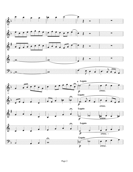 Woodwind Quintet Wedding Music Austrian Hymn Page 2