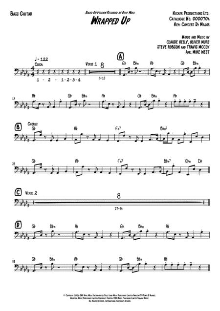 Wrapped Up Bass Guitar Page 2