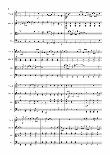 Y M C A String Quartet Page 2