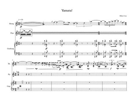 Yamata For Sheng Pipa And Guzheng Full Score Page 2