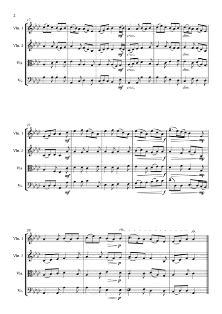 Ye Banks And Braes String Quartet Page 2