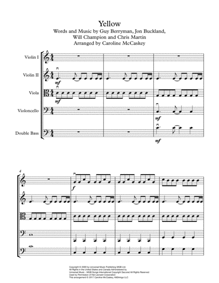 Yellow String Orchestra Page 2