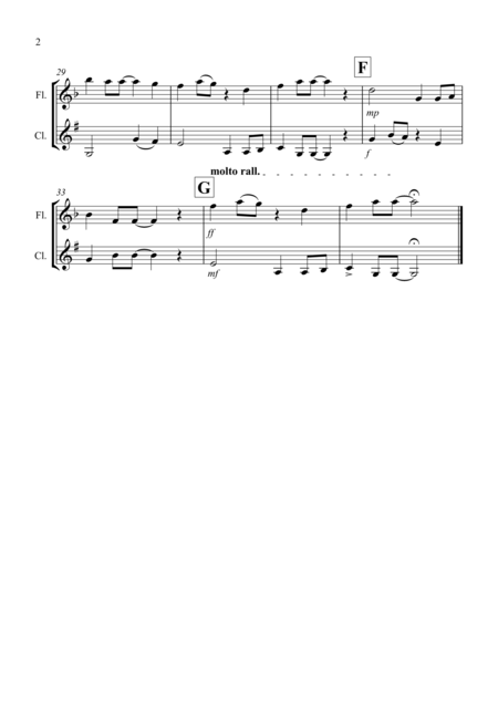 Yesterday For Flute And Clarinet Duet Page 2