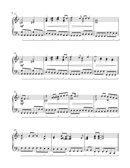 Yesterday For Intermediate Piano Page 2