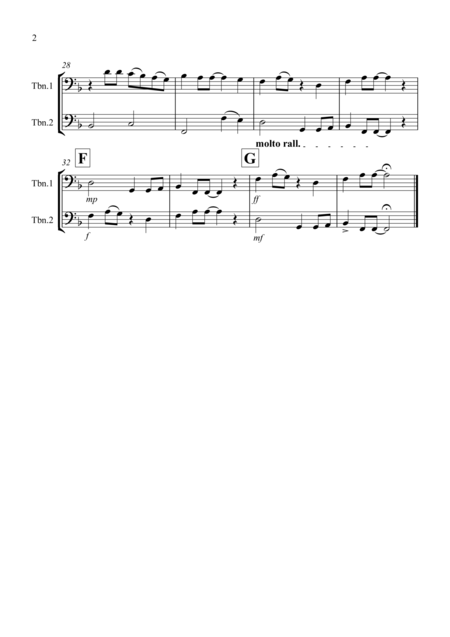 Yesterday For Trombone Duet Page 2