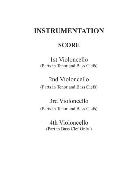 Yesterday For Violoncello Quartet Page 2