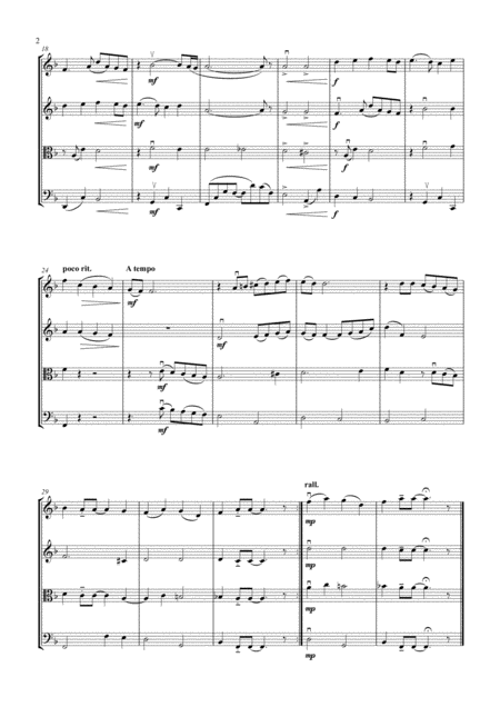 Yesterday String Quartet Page 2