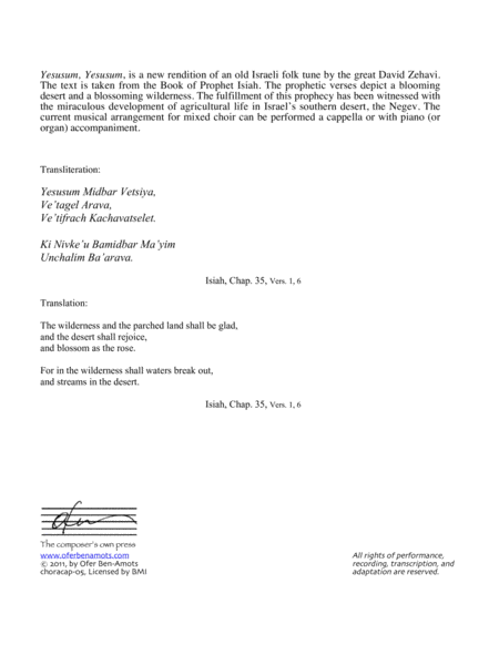 Yesusum Yesusum Satb Page 2