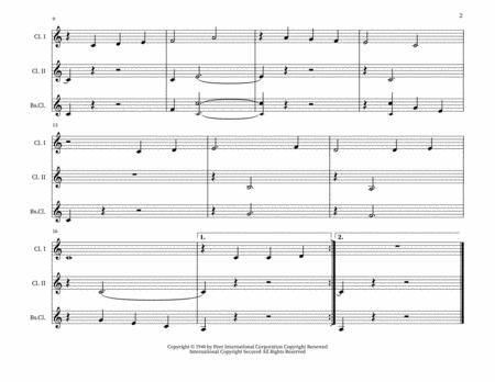 You Are My Sunshine Clarinet Trio Page 2