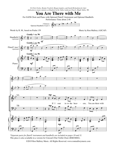 You Are There With Me Satb Page 2