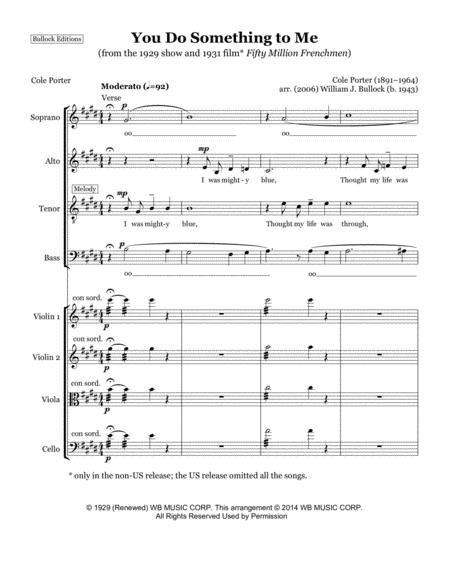 You Do Something To Me Full Score Parts Page 2