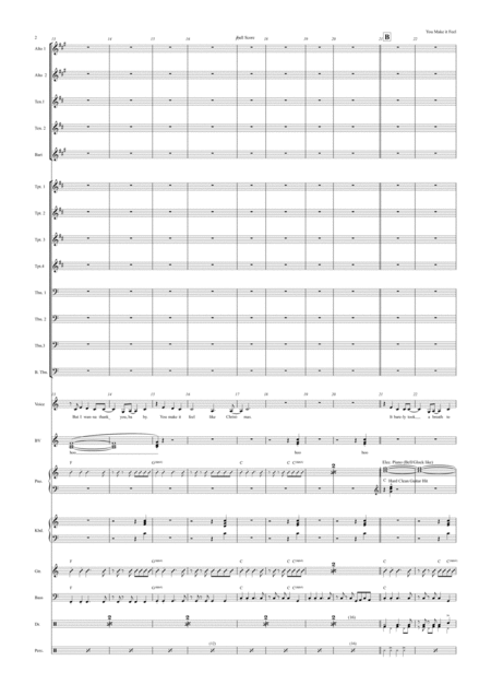 You Make It Feel Like Christmas Vocal With Big Band Key Of C Page 2