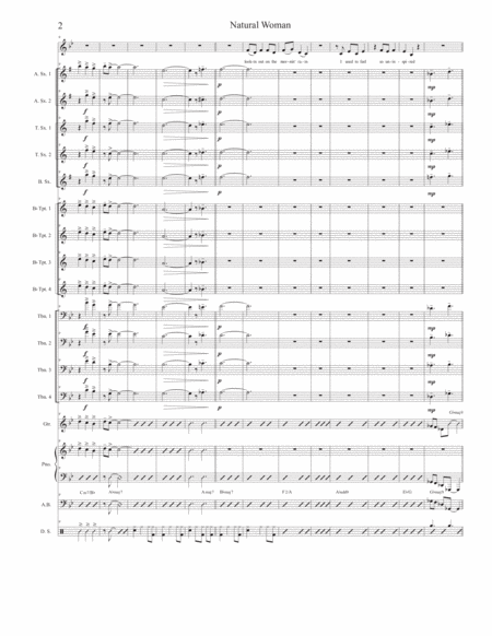 You Make Me Feel Like A Natural Woman Big Band W Vocals Page 2