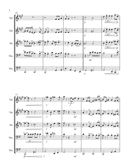 You Make Me Feel So Young Sinatra Brass Quintet Page 2