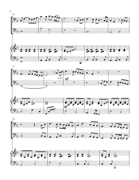 You Raise Me Up Bass C Instrument Duet Page 2