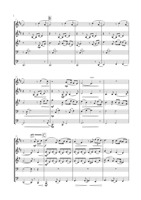 You Raise Me Up For Brass Quintet Page 2