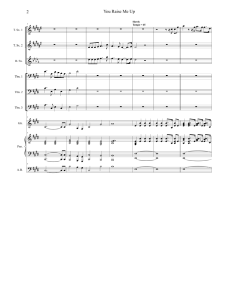 You Raise Me Up For Jazz Band Page 2