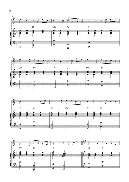 You Raise Me Up For Trumpet And Piano F Major Page 2