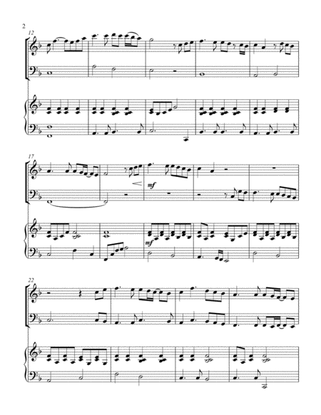 You Raise Me Up Treble Bass C Instrument Duet Page 2