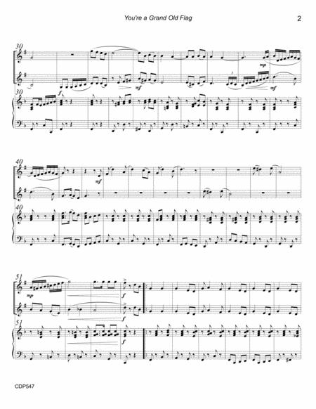 You Re A Grand Old Flag George M Cohan For Clarinet Duet With Piano Accompaniment Page 2