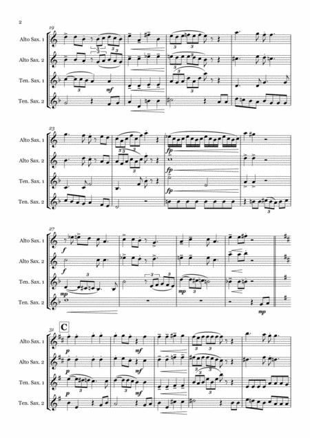 You Re A Mean One Mr Grinch From The Grinch That Stole Christmas Saxophone Quartet Aatt Page 2