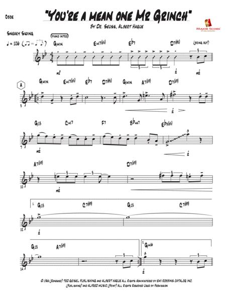 You Re A Mean One Mr Grinch Oboe Piano G Min Page 2