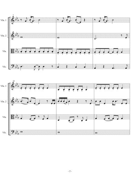 You Re Beautiful James Blunt Arranged For String Quartet Page 2