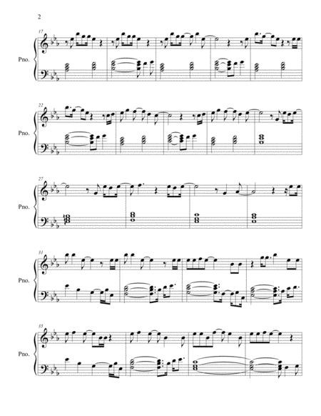 You Re Beautiful Piano Solo Page 2