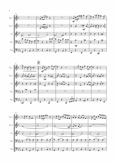 You Ve Got A Friend In Me For Brass Quintet Page 2