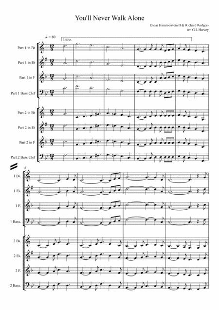 You Will Never Walk Alone For Flexible Brass Duet Page 2