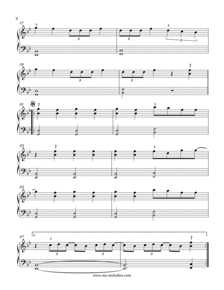 Youngblood Intermediate Piano Solo Page 2