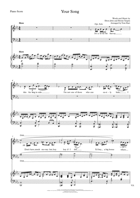 Your Song Satb Choir Page 2