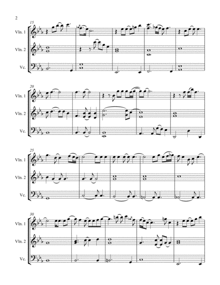 Your Song String Trio 2 Violins Cello Page 2