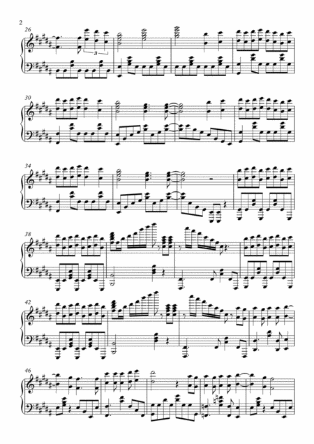 Zenzenzense Piano Cover By Pianominion Page 2
