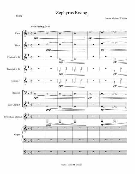 Zephyrus Rising Score Page 2