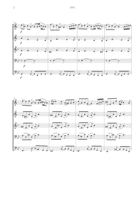 Zita For Brass Quintet Page 2