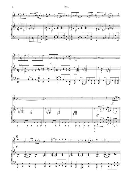 Zita For Oboe And Piano Page 2