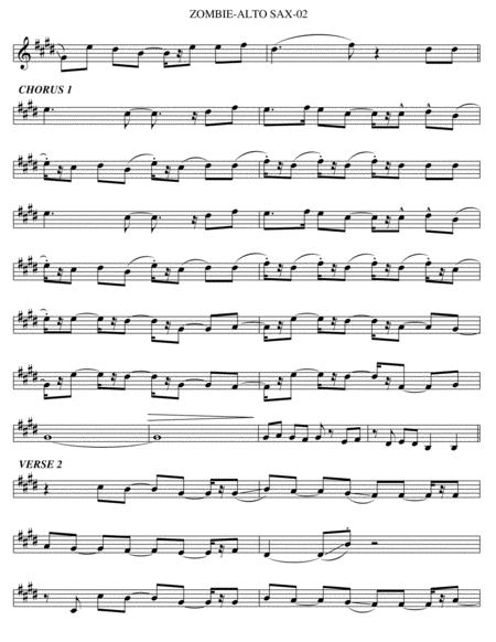 Zombie Alto Sax Page 2