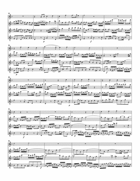 Zudem Ist Weisheit Und Verstand From Cantata Bwv 92 Arrangement For 4 Recorders Page 2