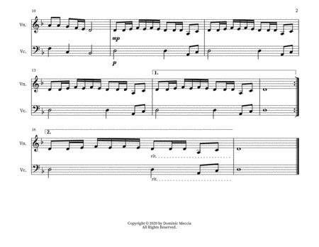 Zum Gali Gali Violin And Cello Duet Page 2