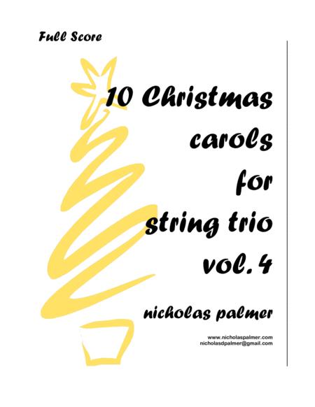 Free Sheet Music 10 Christmas Carol Arrangements For String Trio Vol 4