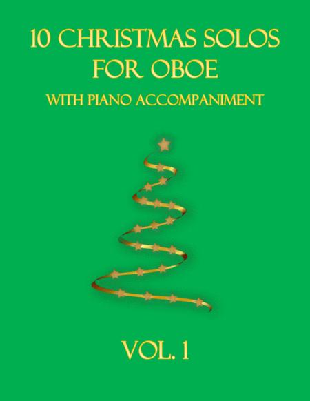 10 Christmas Solos For Oboe With Piano Accompaniment Vol 1 Sheet Music