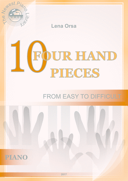 10 Four Hand Pieces For Piano Sheet Music