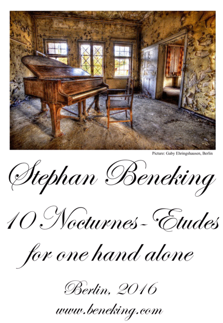 10 Nocturnes Etudes For One Hand Alone Sheet Music