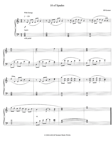 Free Sheet Music 10 Of Spades