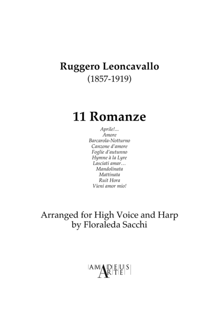 Free Sheet Music 11 Romanze